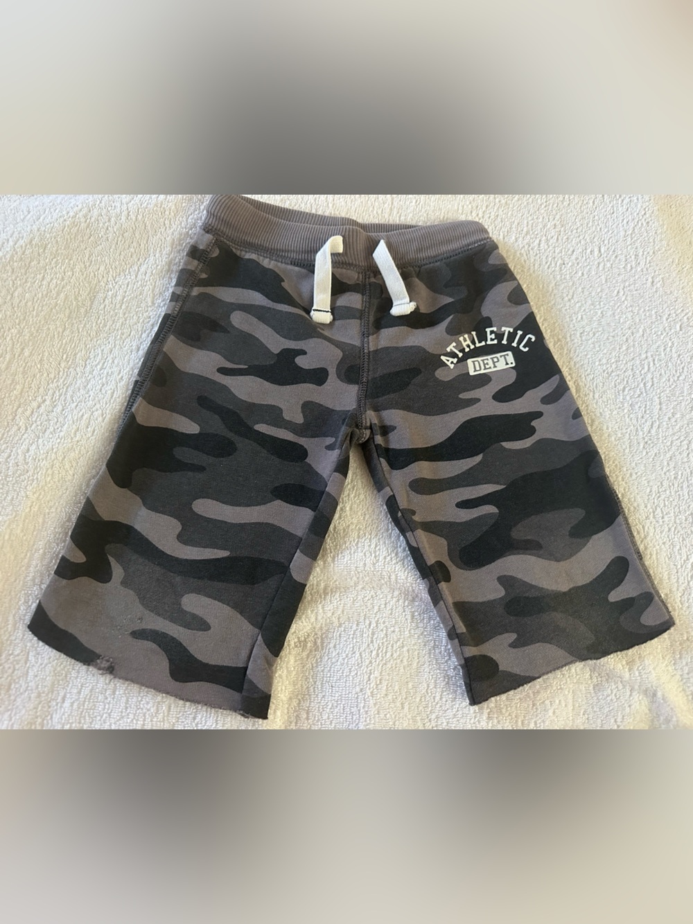 Carter's Black & Gray Camo Pull-On Shorts